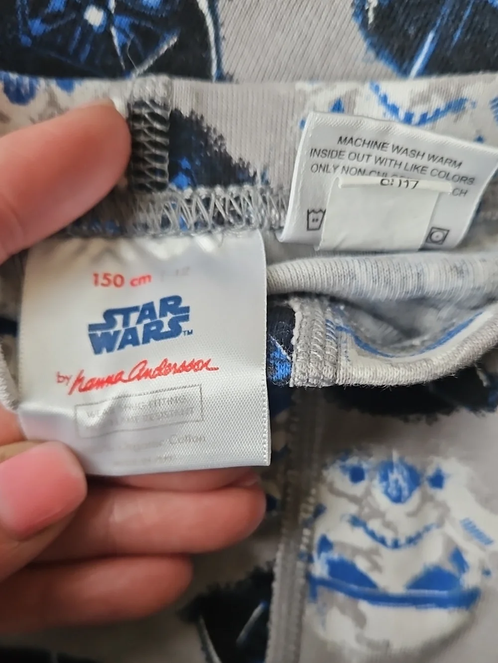 Hanna Andersson Size 12 Dark Vader Starwars Pajamas